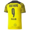 Maglia ufficiale BVB Borussia Dortmund Erling Haaland 9 Casa 2021-22 per Uomo